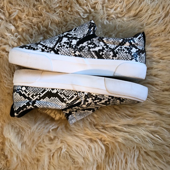 Snakeskin slip on sneakers - Picture 2 of 4